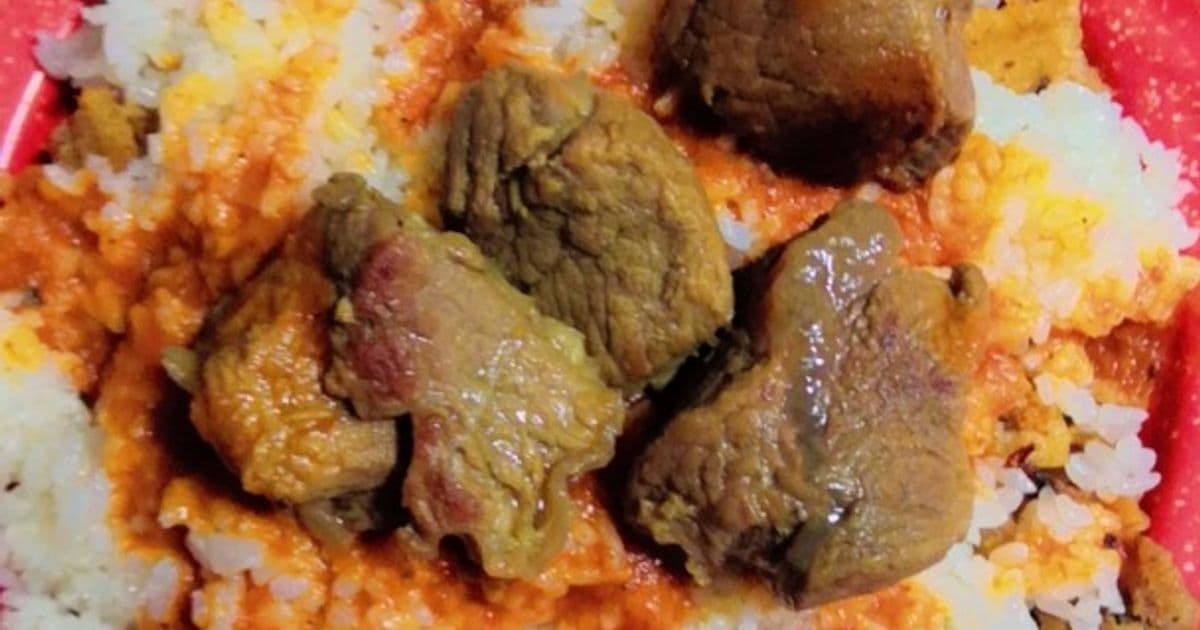 فتة اللحم والأرز الشهية