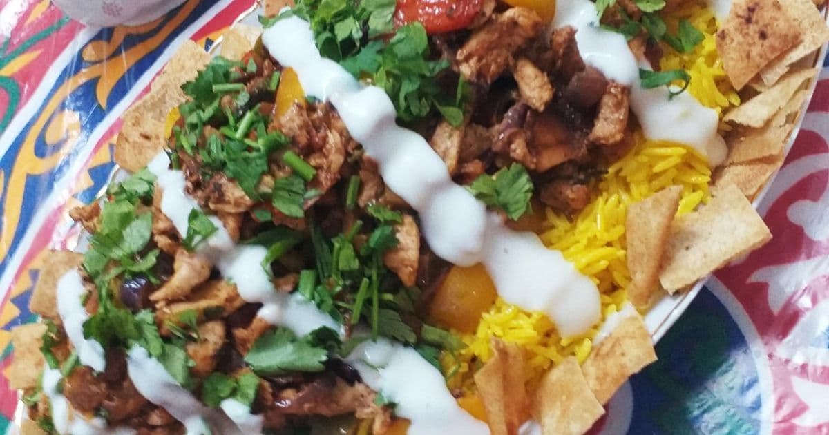 فتة شاورما الدجاج السورية