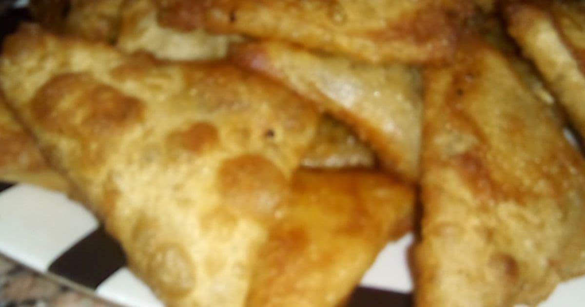 سمبوسة باللحم المفروم