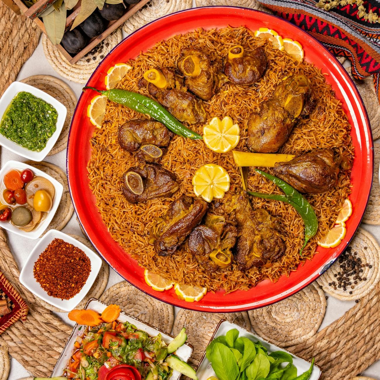 فتة العيد باللحم والصلصة الحمراء