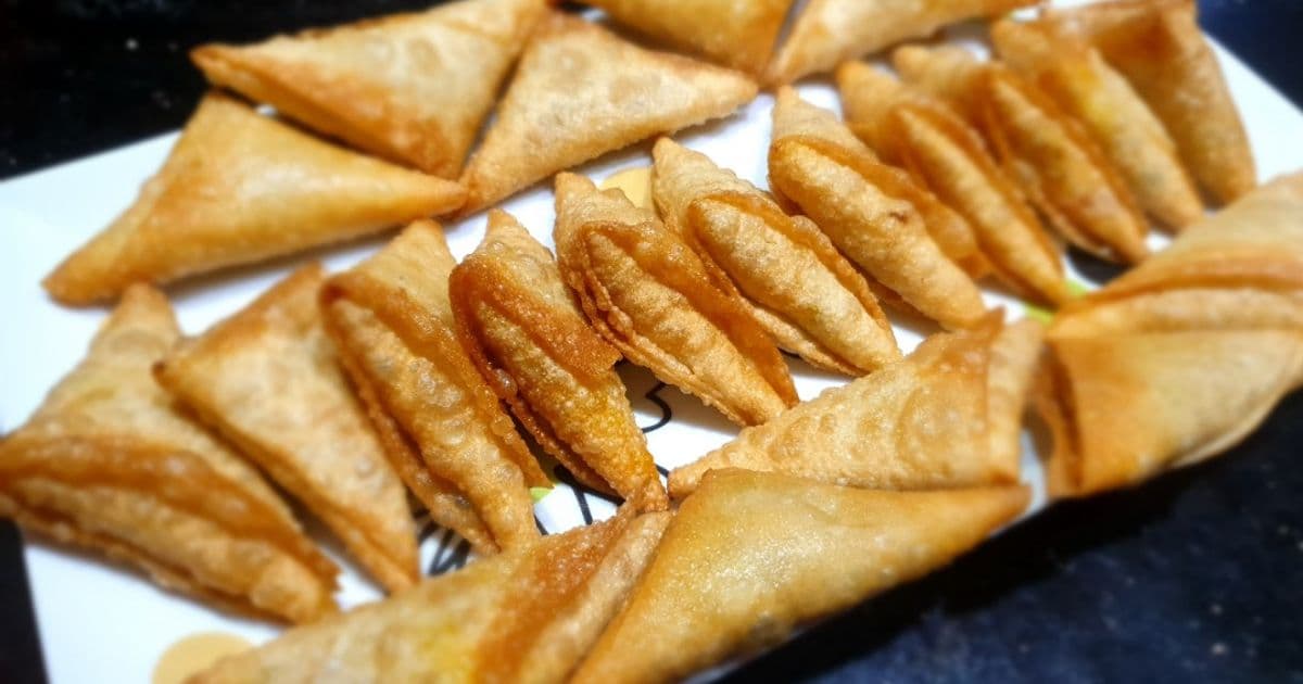 سمبوسك محشوة بالخضار
