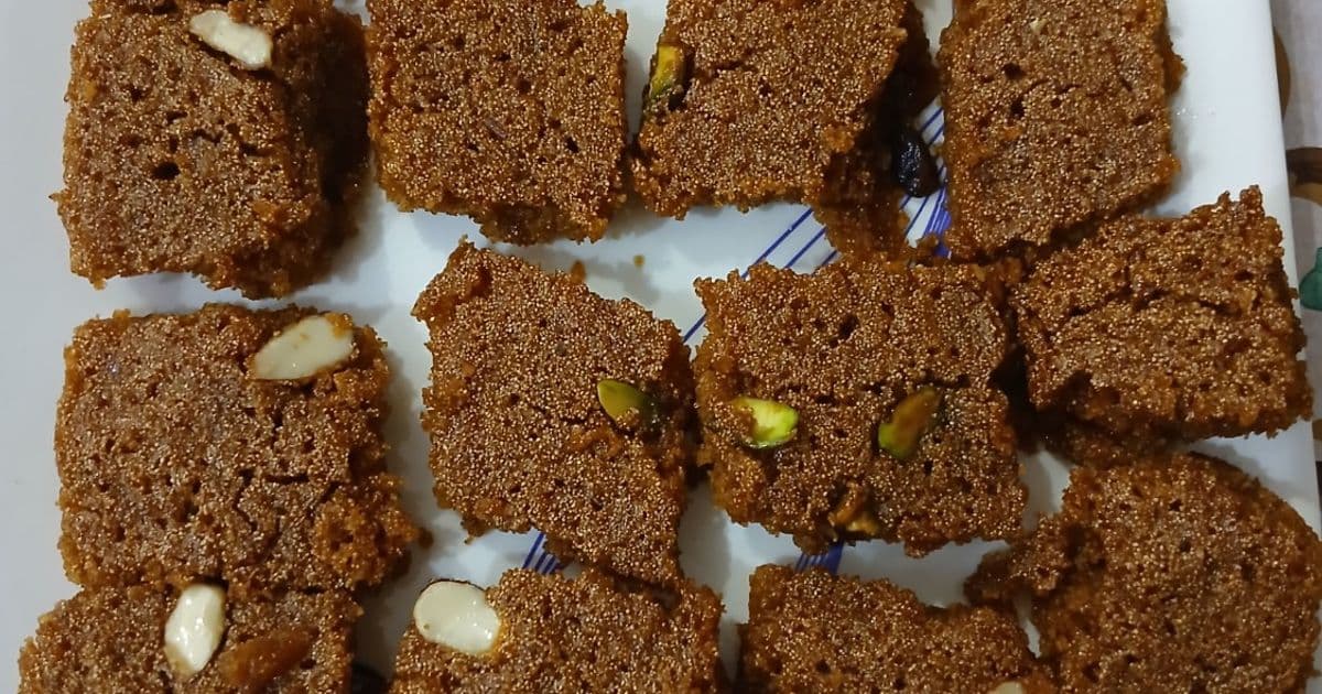 بسبوسة مكرملة