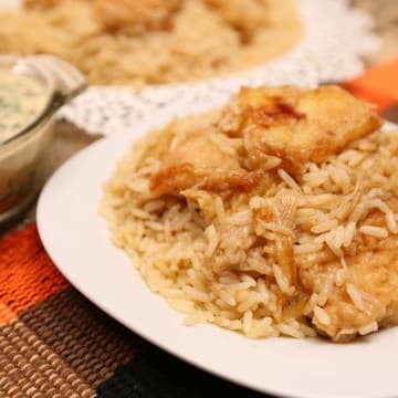 صيادية سمك بسمتي مع لمسة البقدونسية
