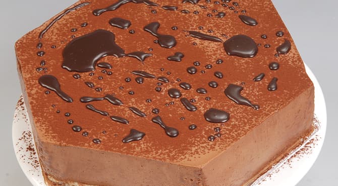 كيكة موس الشوكولاتة الفاخرة