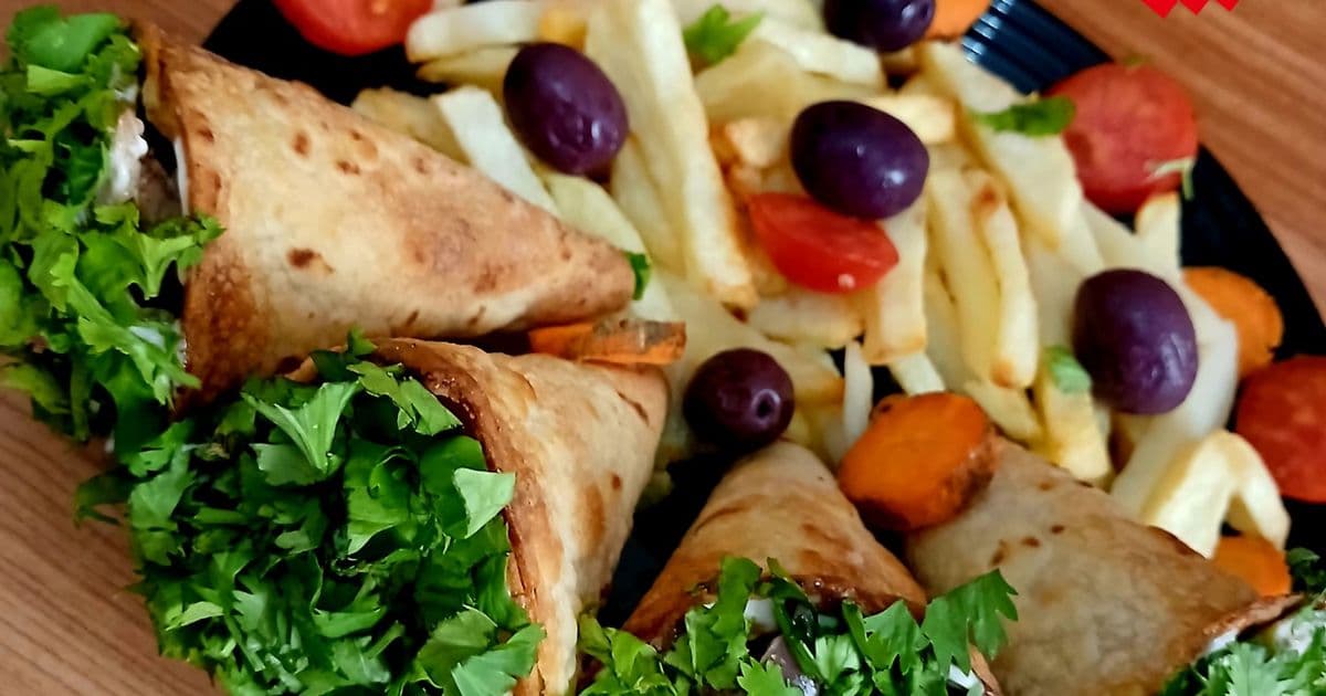 كونو التورتيلا المقرمش بحشوة الشاورما