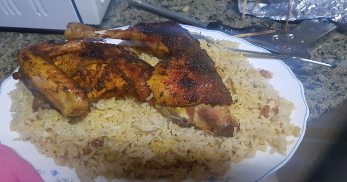 مندي الدجاج والأرز