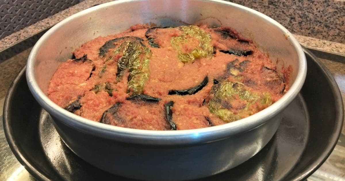 مسقعة مصرية بالباذنجان والبطاطس