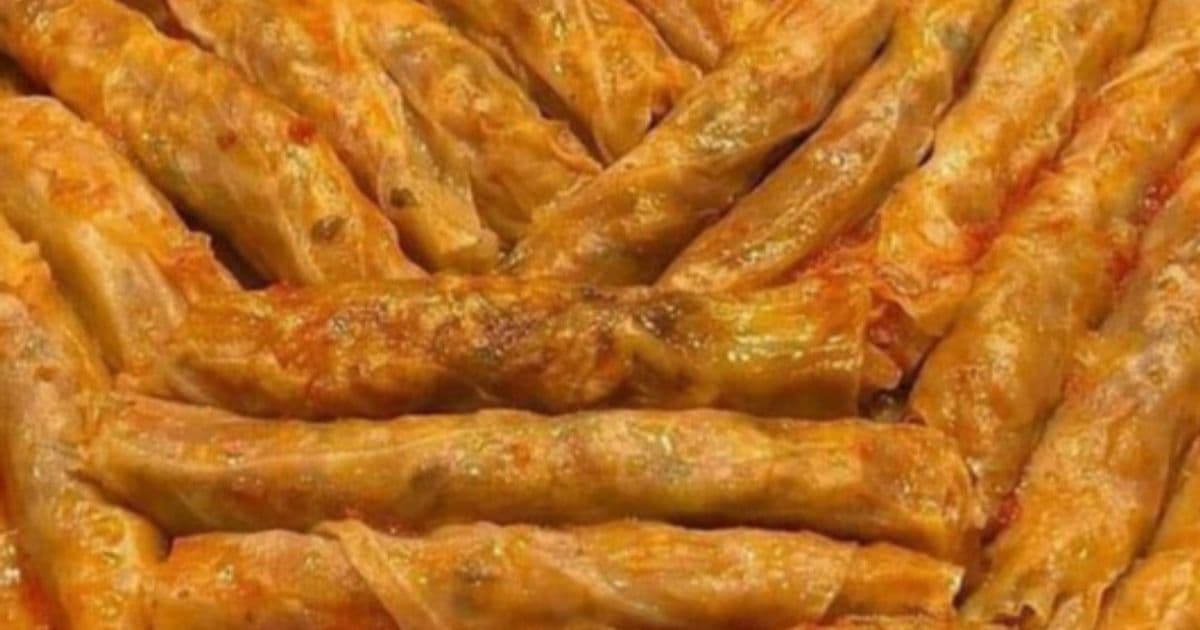 محشي كرنب بالخلطة المصرية