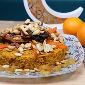 كبسة البرتقال المنعشة بنكهة الخليج