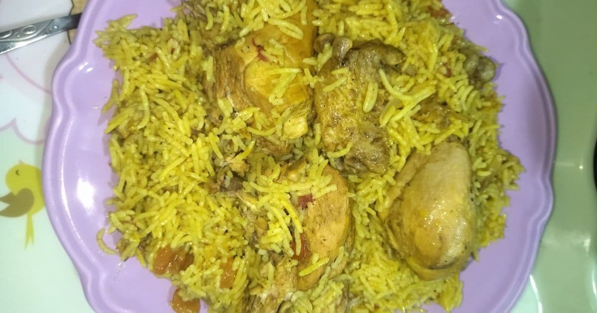 كبسة الدجاج الشهية