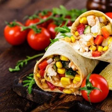 بوريتو الدجاج المكسيكي مع لمسة مميزة