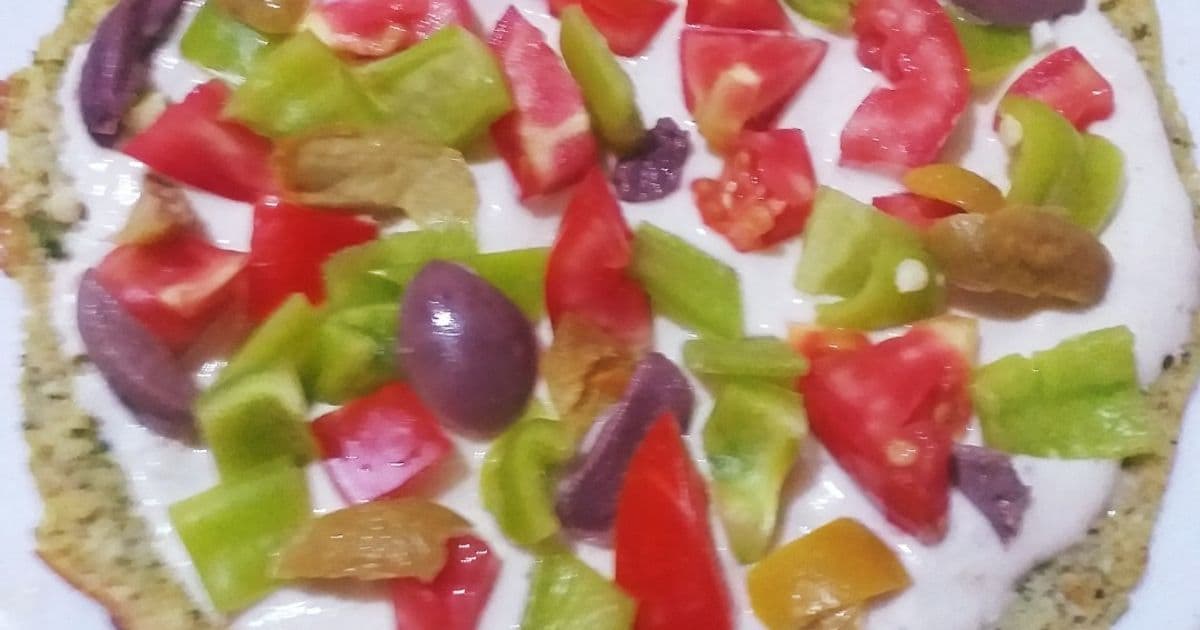 بيتزا الفلافل بدون زيت