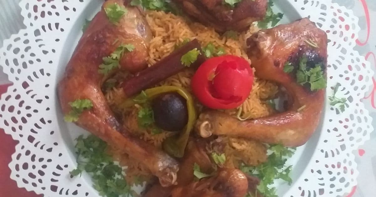 كبسة الدجاج بالنكهة الخليجية