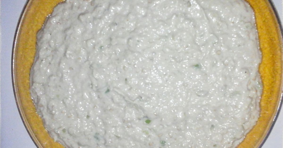 بابا غنوج بالطحينة والفلفل الرومي