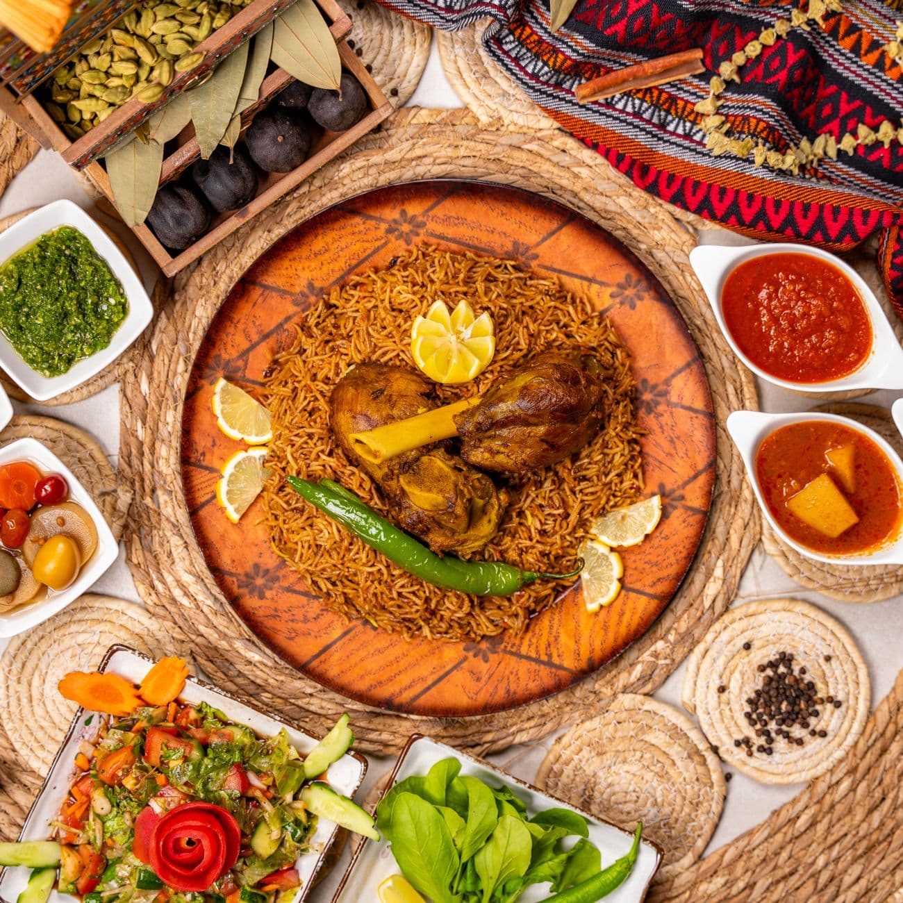 كبسة دجاج بالماسالا بنكهة مميزة