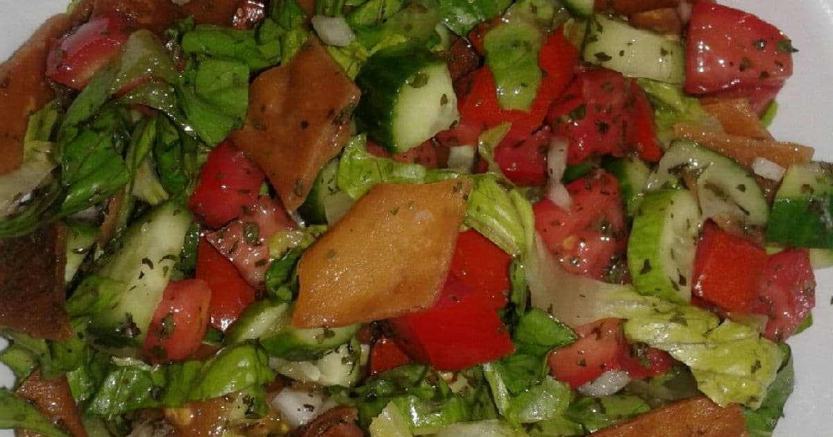 سلطة الفتوش السريعة