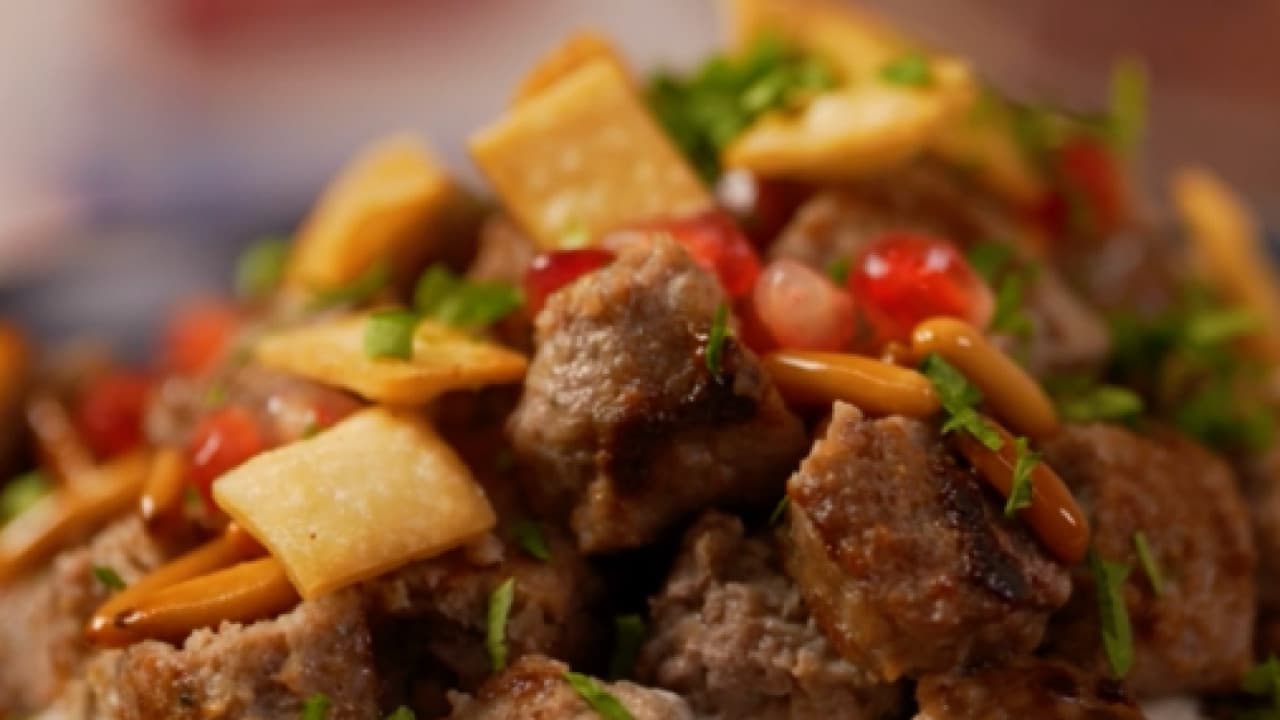 فتة الكباب الشهية للسحور
