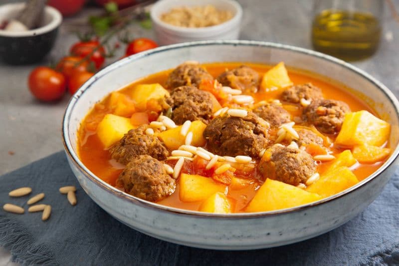 داوود باشا بالبطاطس المقلية