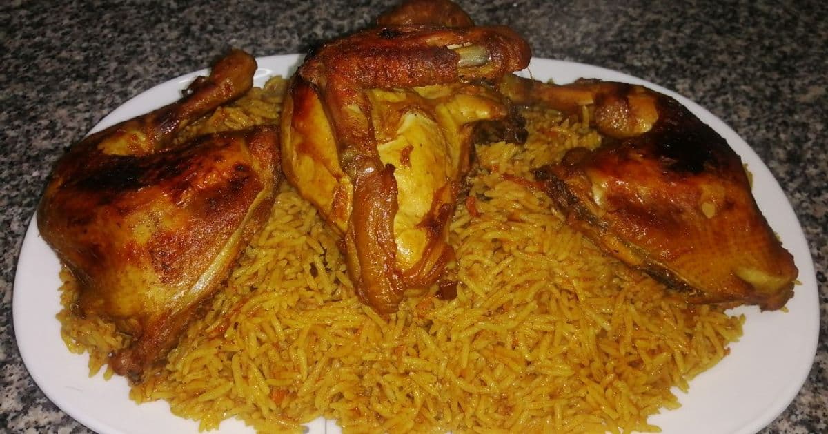 مندي الدجاج بدون فرن