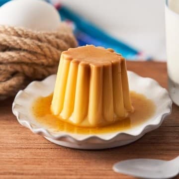 كريم كراميل مخبوز بنكهة الفانيليا