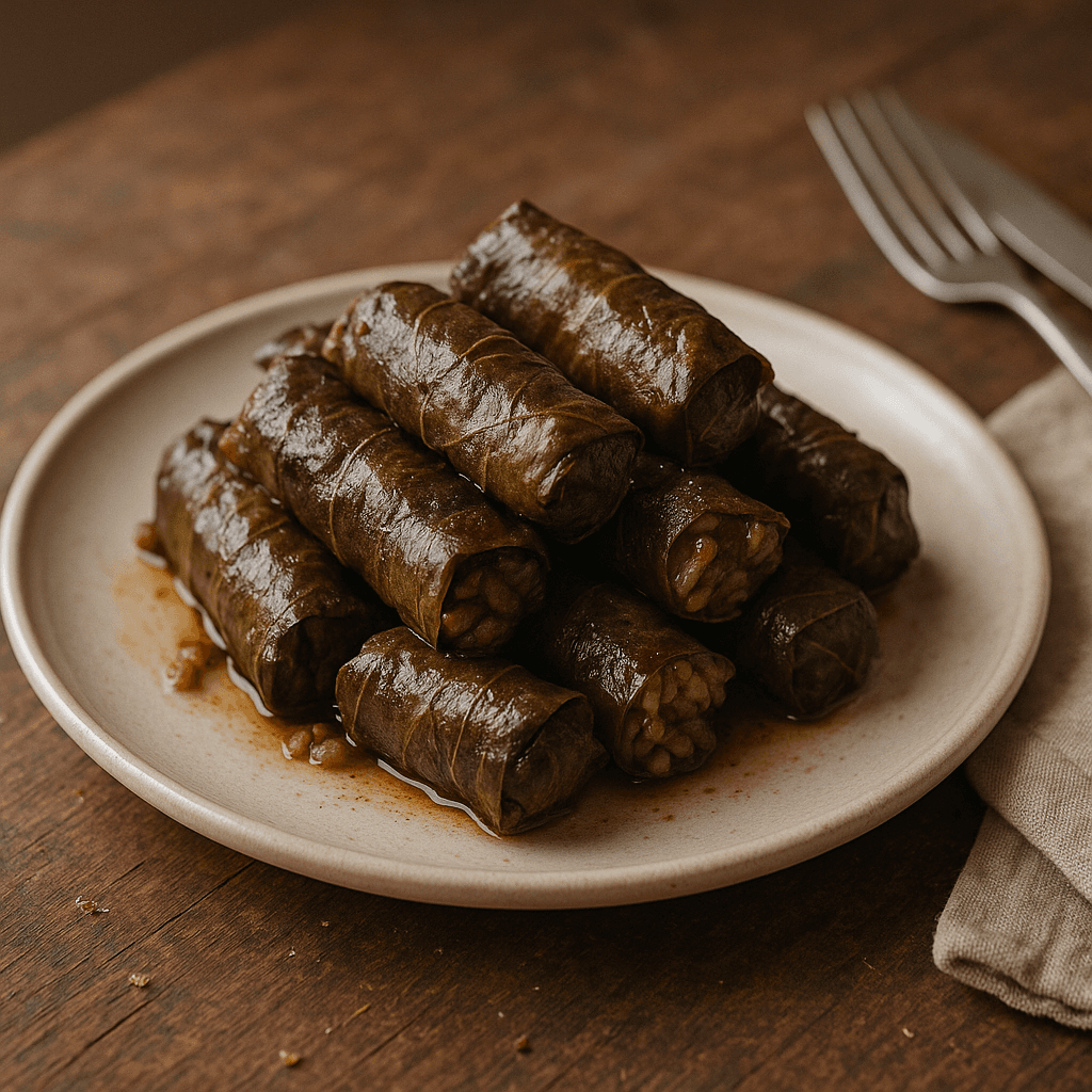يالنجي ورق عنب بحموضة دبس الرمان