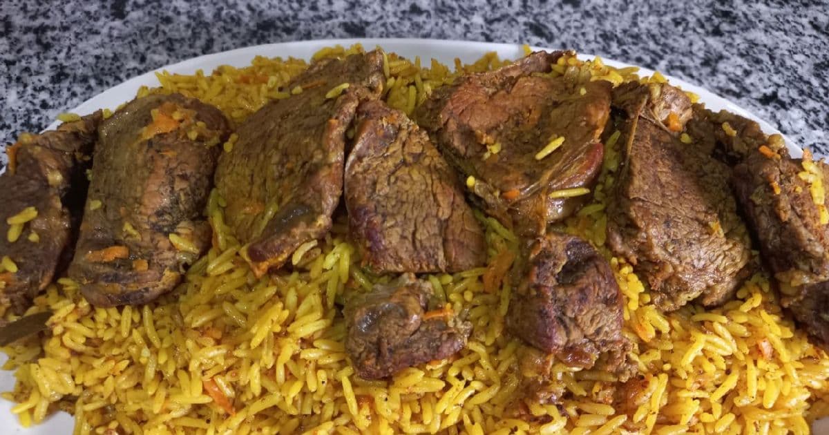 كبسة اللحم الشهية