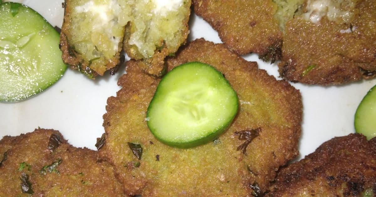فلافل محشية بالجبنة على الطريقة المصرية