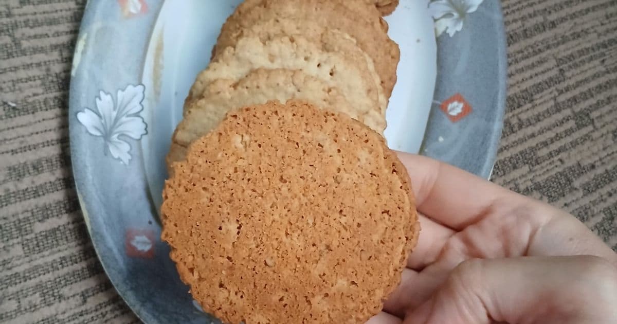 بسكويت الشوفان بالعسل والفانيلا