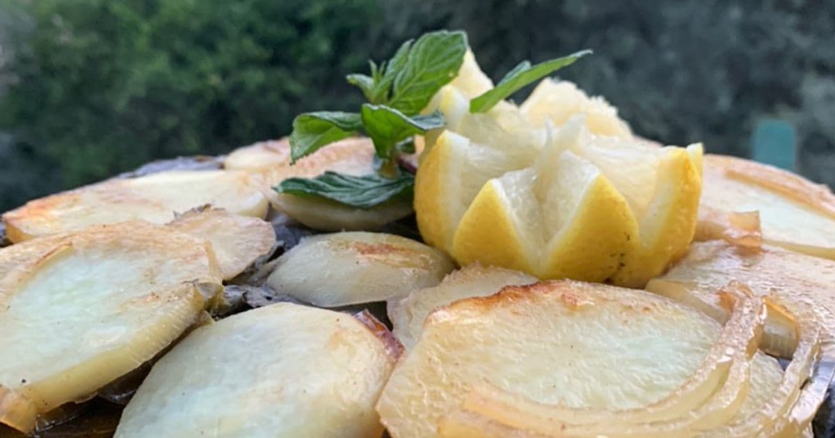كيكة ورق العنب بالنكهة المتوسطية