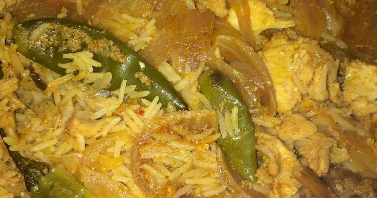 كبسة صدور الدجاج الصحية بنكهة البهارات