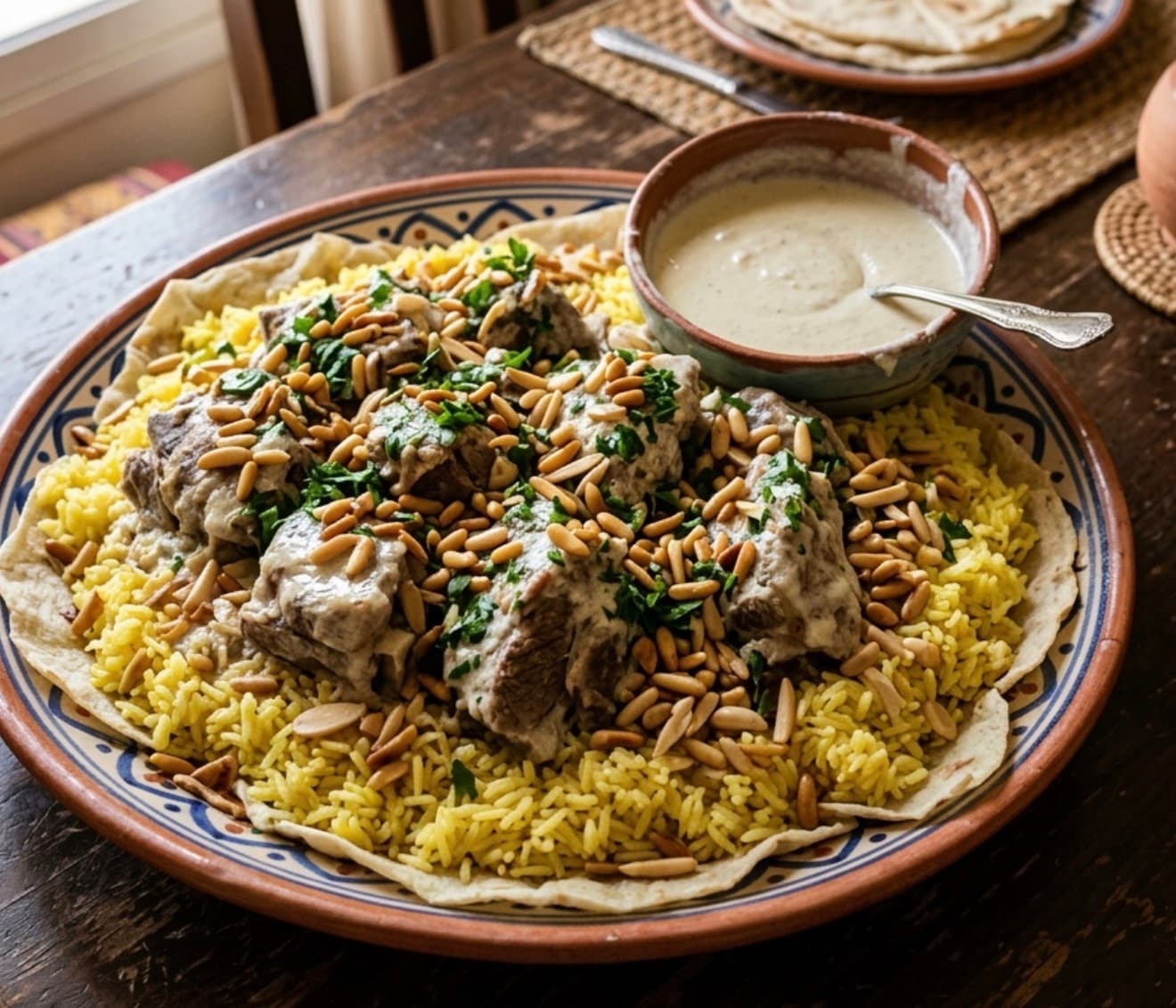 منسف أردني بالجميد